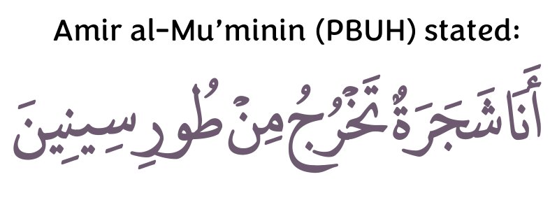 Arabic text quoted in the booklet