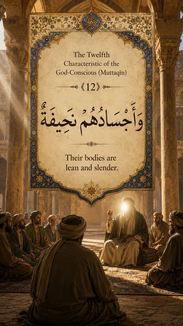 Sermon of Muttaqin, Part 12 — They possess lean bodies and slender