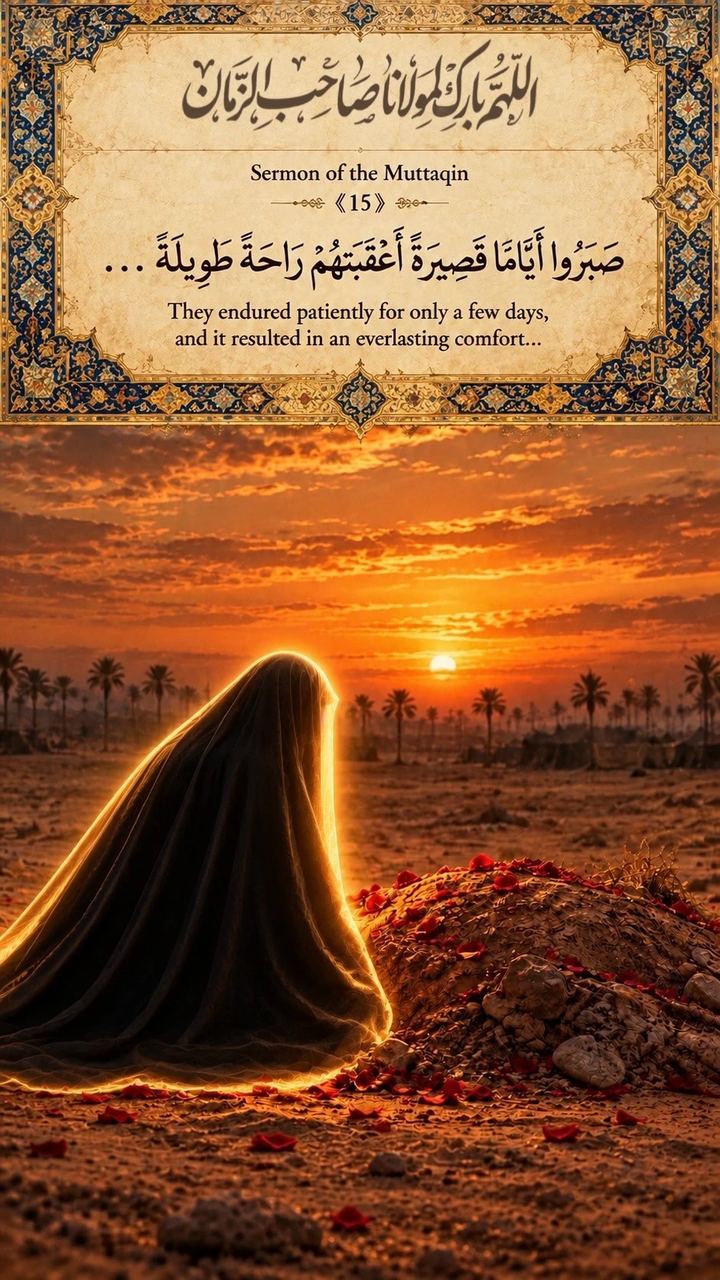 Sermon of Muttaqin, Part 15 — They endured patiently for only a few days, and it resulted in an everlasting comfort