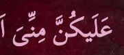Arabic text quoted in the booklet