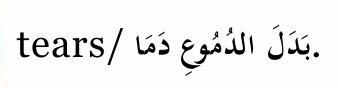 Arabic text quoted in the booklet