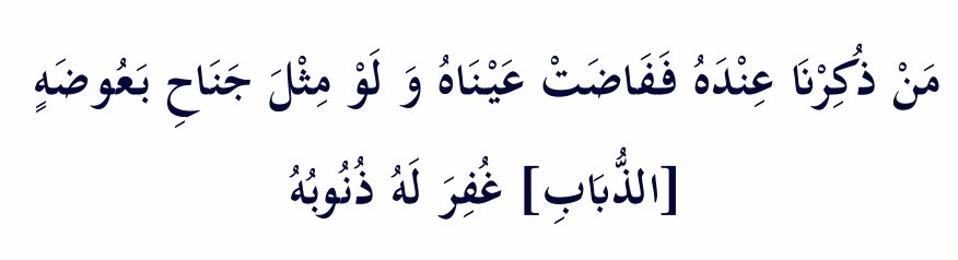 Arabic text quoted in the booklet
