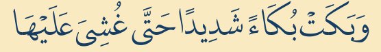 Arabic text quoted in the booklet