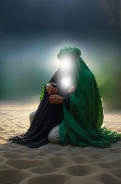 The Final Lament of Reyḥānat al-Ḥusayn, Ruqayyah al-Murtaqa (PBUH) — illustration