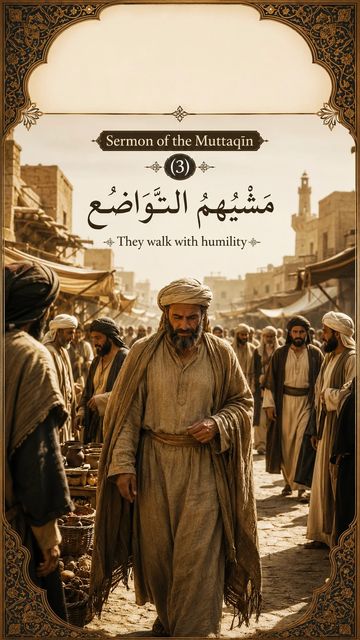 Sermon of Muttaqin, Part 3 — They walk with humility